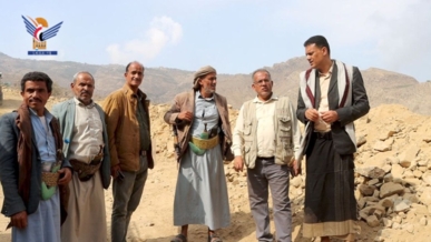 الاطلاع على مستوى تنفيذ مشاريع الطرق بمبادرات في الشاهل بحجة