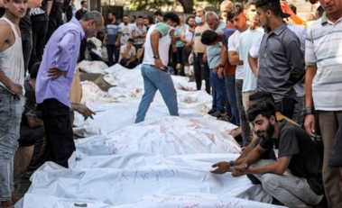 استشهاد تسعة فلسطينيين في اليوم الـ285 من العدوان بقصف العدو لمخيم النصيرات