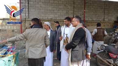   تفقد أوضاع سوقي الشجرة والجملة الوقفيين في التعزية وصالة