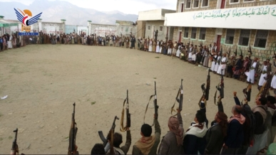 وقفة قبلية في منبه بصعدة بذكرى الصرخة في وجه المستكبرين