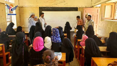 تفقد الدورات الصيفية في مديريتي بني العوام ونجرة في حجة