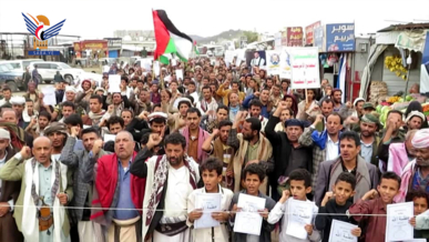 الضالع .. مسيرات حاشدة في خمس ساحات في مسيرة يوم القدس العالمي