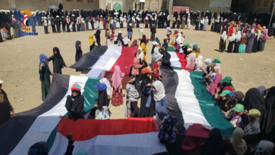 وقفات للهيئة النسائية في حجة بالذكرى 105 لمجزرة تنومة