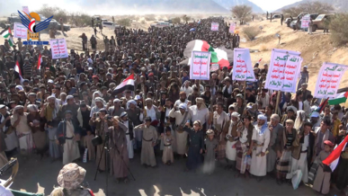 مسيرات حاشدة بمأرب تأكيدا على الثبات مع غزة في مواجهة القتلة والمستكبرين