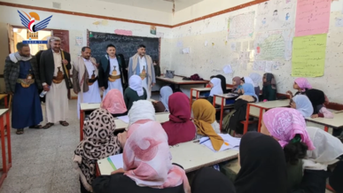 تفقد الأنشطة والدورات الصيفية في مديرية الطويلة بالمحويت