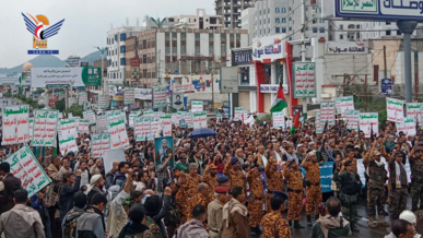  إب .. 28 مسيرة حاشدة تحت شعار " لا عزة لشعوب الأمة دون الانتصار لغزة "