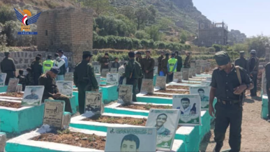 حجة.. فعالية لمنطقة الشرفين الأمنية وزيارة لروضات الشهداء