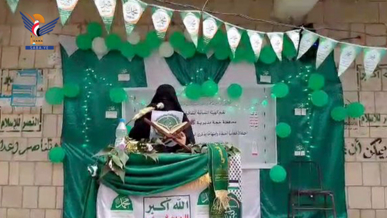 فعالية للهيئة النسائية في أفلح اليمن بحجة بذكرى المولد النبوي