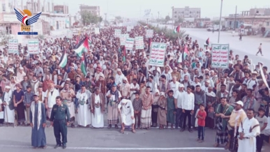 محافظة حجة تحتشد في مسيرات "قادمون في العام العاشر.. وفلسطين قضيتنا الأولى" 
