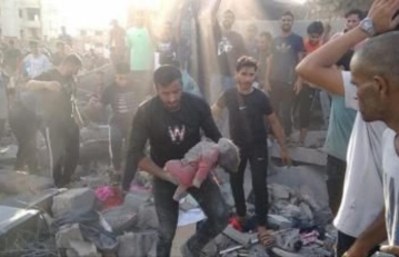 استشهاد طفلة فلسطينية واصابة اخرين بقصف العدو لمنزل في حي الزيتون