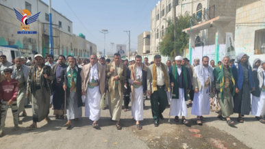 تشييع جثمان الشهيد محمد خالد العياشي في حجة