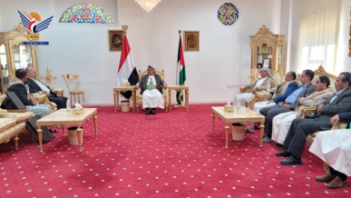 رئيس مجلس النواب يلتقي ممثل حركة الجهاد الإسلامي باليمن