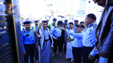 الاطلاع على أعمال الترميمات والتجهيزات المنفذة بالمناطق المرورية بأمانة العاصمة