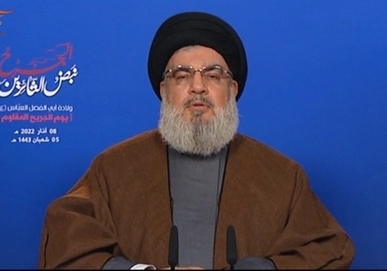 نصر الله: الحياد ذريعةٍ للتهرّب من المسؤوليات تجاه فلسطين والحرب على سوريا واليمن