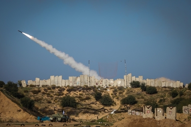 المقاومة الفلسطينية تطلق صواريخ تجريبية باتجاه بحر غزة