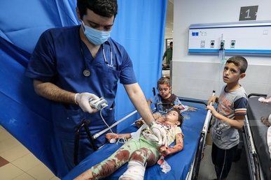 استشهاد ثمانية فلسطينيين غالبيتهم أطفال في غارة صهيونية على خان يونس