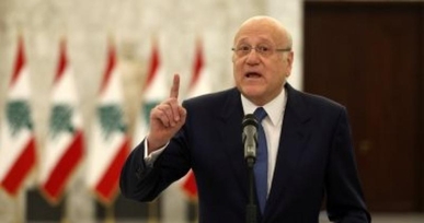 ميقاتى يشيد بصمود أهالى الجنوب اللبنانى على أرضهم رغم العدوان الصهيونى