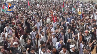 وقفات تضامنية مع الشعب الفلسطيني والمباركة لعمليات القوات المسلحة اليمنية