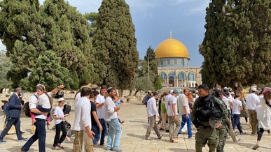 مستوطنون صهاينة يقتحمون الأقصى