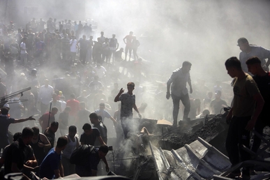 استشهاد ستة فلسطينيين في قصف صهيوني على قطاع غزة