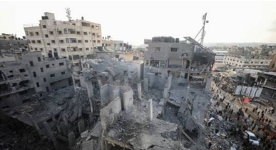 13 شهيدا فلسطينيا في غارات للعدو على جباليا وخان يونس