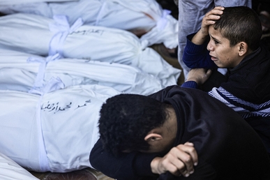 استشهاد 19 فلسطينيا في قصف صهيوني على منزل برفح جنوب غزة