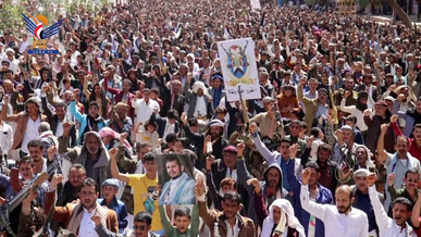 الضالع .. مسيرات حاشدة ووقفات في دمت وقعطبة والحشا وجبن نصرة لفلسطين