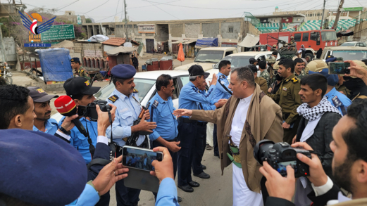 حجة.. تفقد أحوال الجرحى ومنتسبي الأجهزة الأمنية وزيارة روضة الشهداء