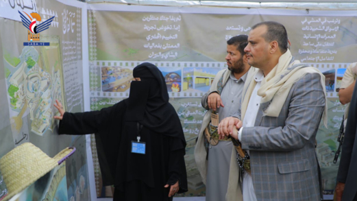 القائم بأعمال وزير الاقتصاد يزور المشاريع الابتكارية في معرض الإنشاءات