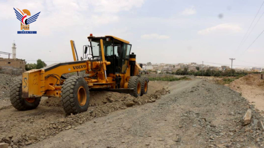 تفقد العمل بمشروع طريق شارع الثلاثين عزة بمدينة البيضاء