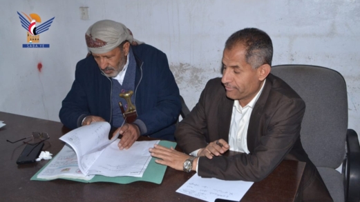 تفقد سير الأداء في أشغال مديرية بني حشيش محافظة صنعاء