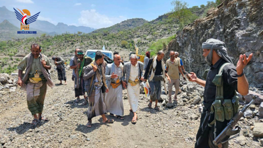 تفقد عدد من مشاريع الطرق في مديرية قعطبة بالضالع