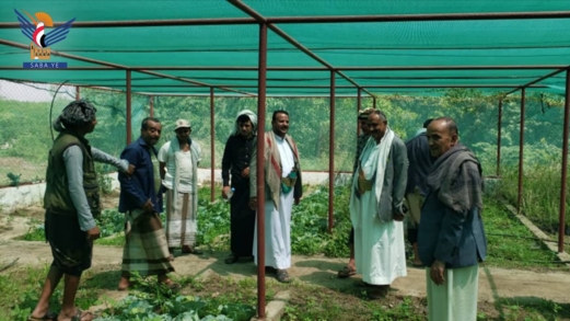 تعز.. تفقد سير العمل بمشتل ورزان النموذجي في مديرية خدير