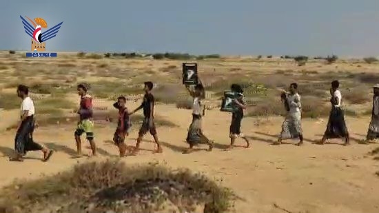  حجة .. عرض ومسير لقوات التعبئة في ميدي بيوم القدس العالمي