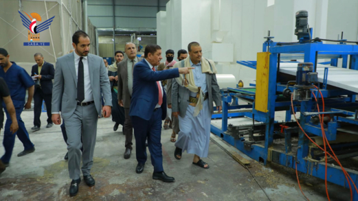 القائم بأعمال وزير الاقتصاد يزور عددًا من المصانع الإنتاجية