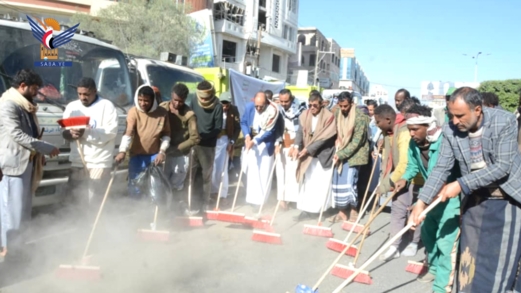 تدشين حملة النظافة الشاملة 1/1 بمحافظة صنعاء