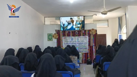 فعالية لقطاع الطالبات بجامعة الرازي بحجة بعيد جمعة رجب