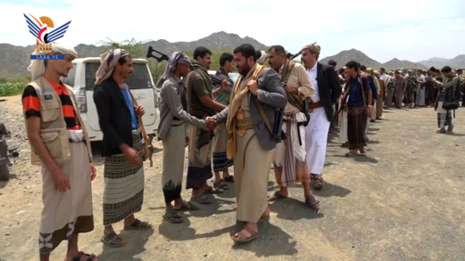 قيادات من محافظة ريمة تتفقد أحوال المرابطين في عدد من المواقع بالساحل الغربي