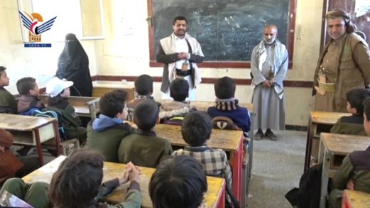 وكيل وزارة التربية لقطاع التعليم الأساسي يتفقد سير العملية التعليمية بالجوف