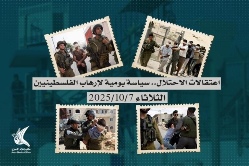 إعلام الأسرى الفلسطينيين: العدو الإسرائيلي يواصل حملة مداهمات واعتقالات في الضفة والقدس المحتلة