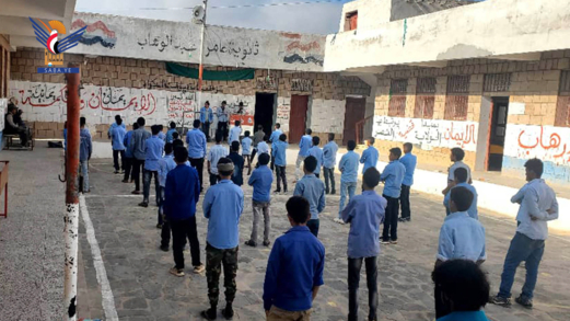 فعالية طلابية بمديرية جبن بالضالع بذكرى المولد النبوي