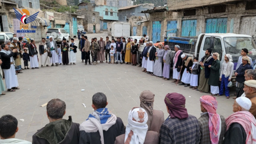 وقفات شعبية في إب استمرارًا للتعبئة واستعدادًا للجولة القادمة