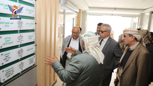 النعيمي وابن حبتور والرويشان يطلّعون على تجهيز مستشفى النبي الأكرم لأمراض وزراعة الكلى