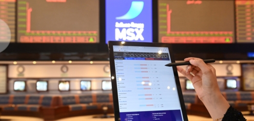 مؤشر بورصة مسقط يغلق منخفضًا 0.24 بالمائة