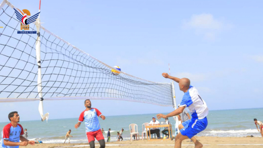 انطلاق منافسات بطولة الجمهورية للكرة الطائرة الشاطئية لمنتخبات المحافظات
