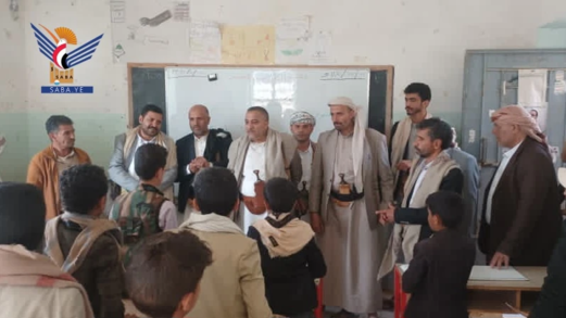  تفقد الدورات الصيفية بمديرية همدان في محافظة صنعاء