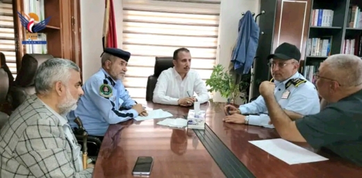 مناقشة التعاون المشترك بين مصلحة الضرائب والجمارك وشرطة المرور 