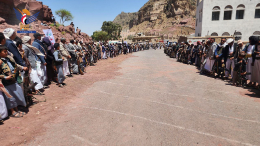 قبائل كحلان عفار بحجة تؤكد الجاهزية لمواجهة تصعيد العدوان الصهيوني