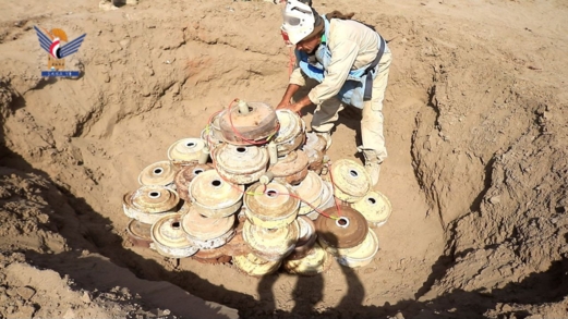 الحديدة.. إتلاف 140 لغماً من مخلفات العدوان بمديرية الحالي