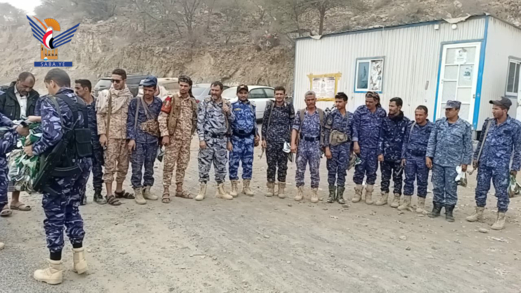 تفقد أحوال المرابطين في النقاط الأمنية بمديرية دمت في الضالع